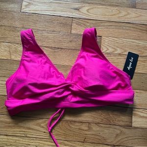 Aqua Eve Bathing Suit Top, Pink